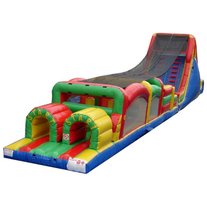 65ft Classic Obstacle Fun Run,Inflatable Obstacle Course