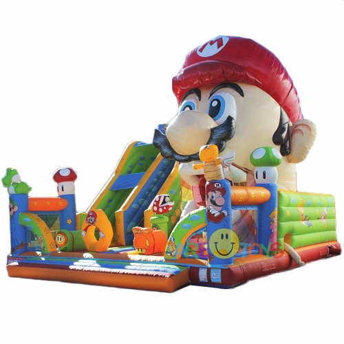 Mario Inflatble Mario Bros Theme Bounce Houses & Slides For Sale | Custom Super Mario ...