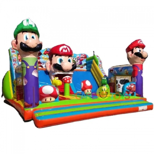 Mario Inflatble Mario Bros Theme Bounce Houses & Slides For Sale | Custom Super Mario ...