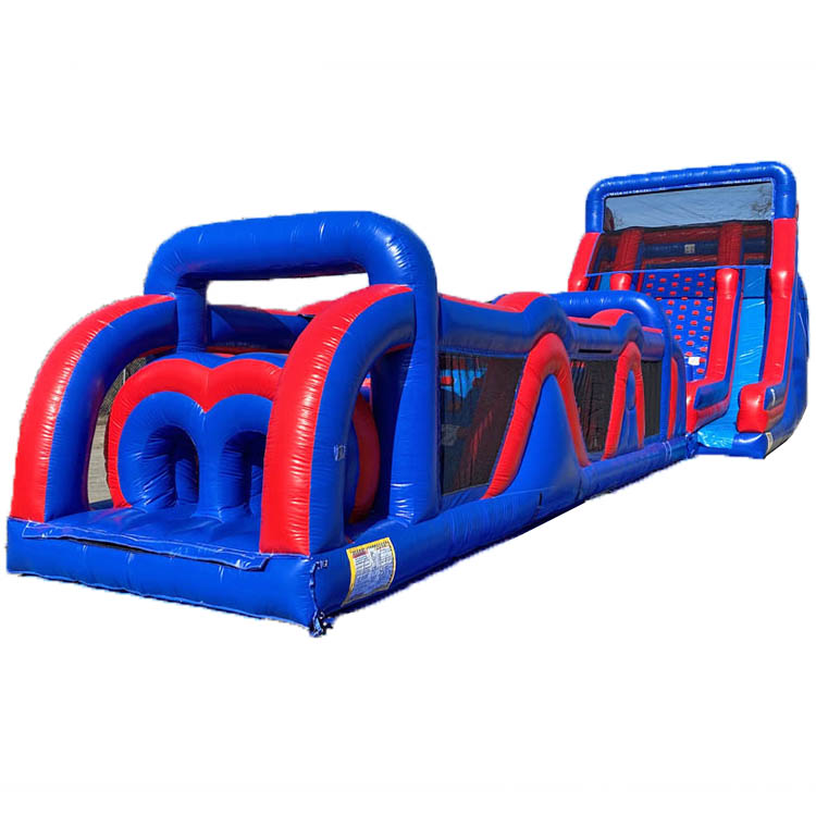 70ft Extreme Run Climbing Challenge,Inflatable Obstacle Course